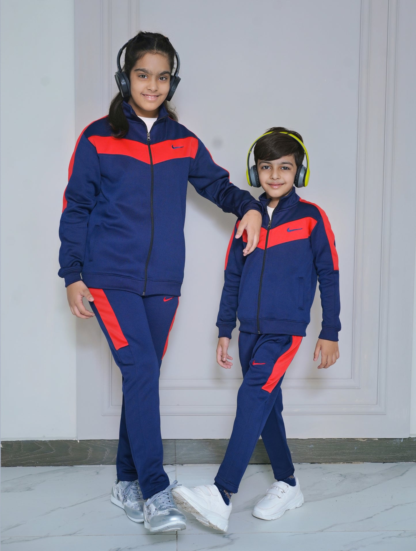 Nke Unisex Tracksuit   Navy &  Red (0001)